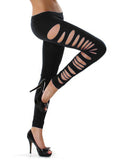 Leggings Lady Punk Hole Ripped