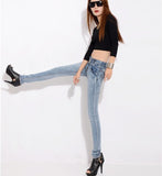 Elastic high waisted Jeans