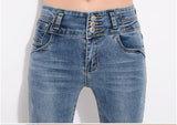 Elastic high waisted Jeans
