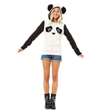 Panda Pocket Hoodie Sweatshirt